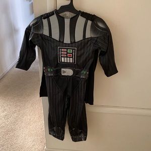 EUC Kids Star Wars Darth Vader Muscle Chest Halloween Costume